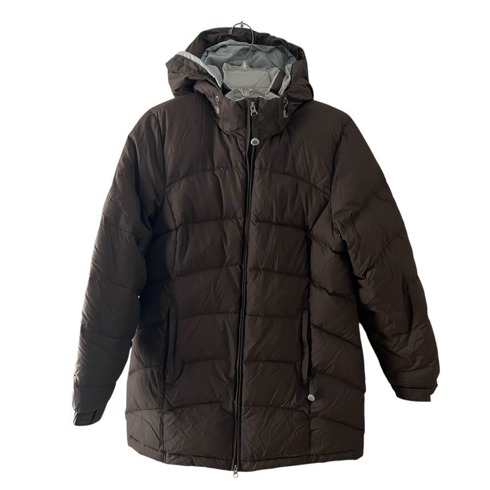 L.L. Bean Brown Hooded Puffer Coat